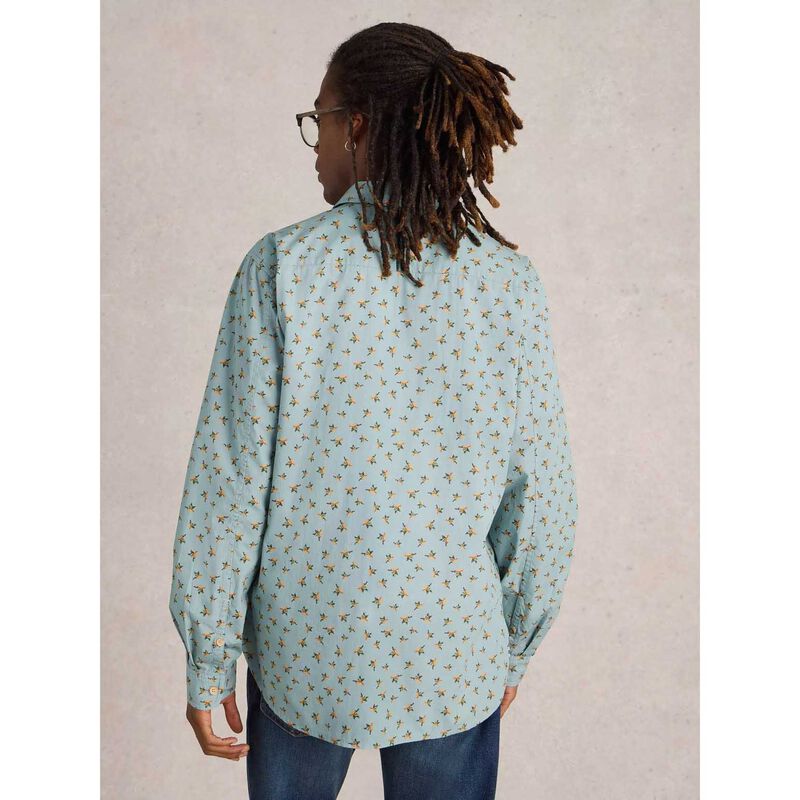 White Stuff Origami Printed Shirt image number 1
